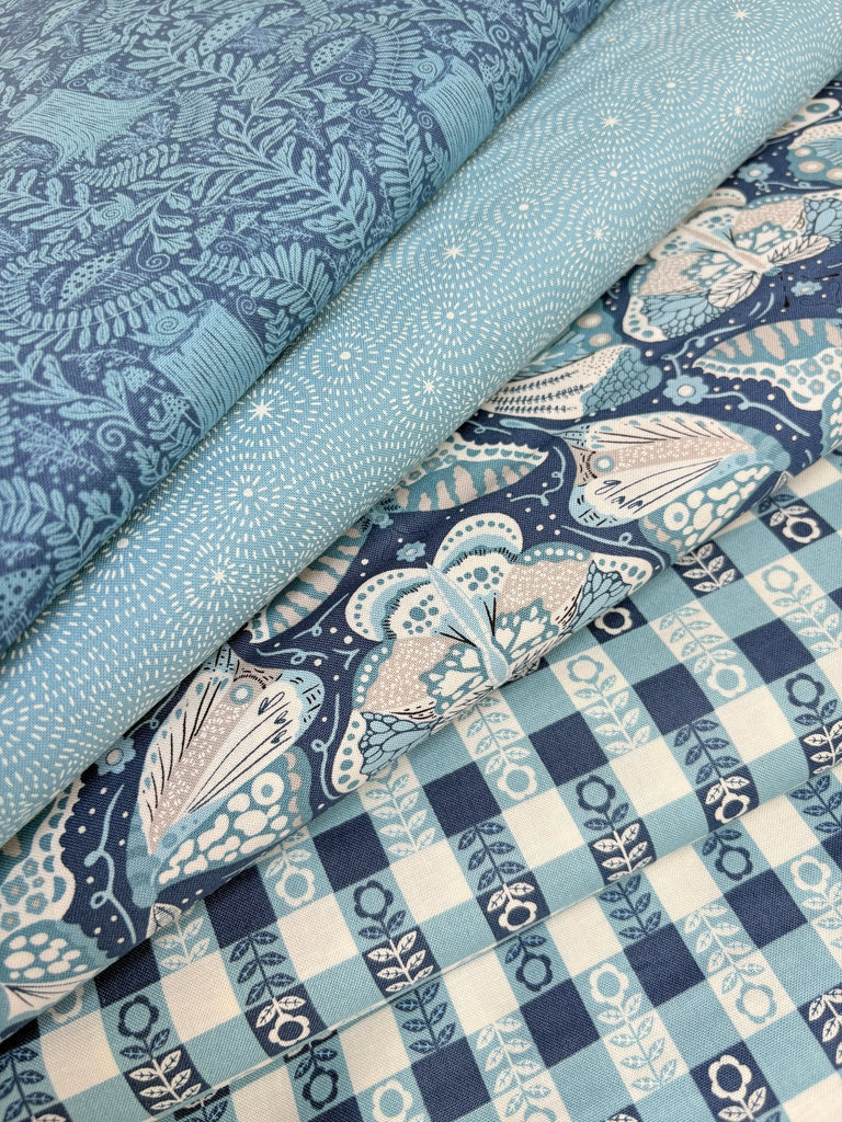 Night Owl 4 Fat Quarter Bundle - Gingiber for Moda Quilt Cotton Fabric - The Eternal Maker - UK Fabric Shop
