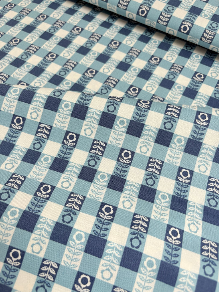 Night Owl Gingham - Gingiber for Moda Quilt Cotton Fabric - The Eternal Maker - UK Fabric Shop
