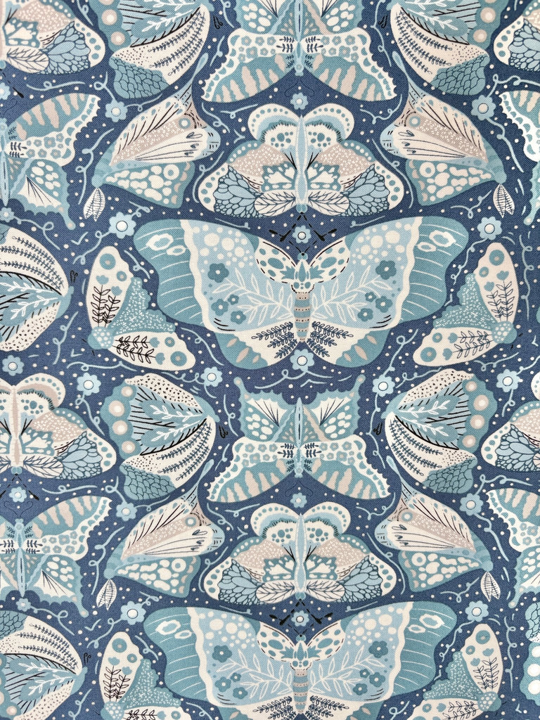 Night Owl Moths - Gingiber for Moda Quilt Cotton Fabric - The Eternal Maker - UK Fabric Shop