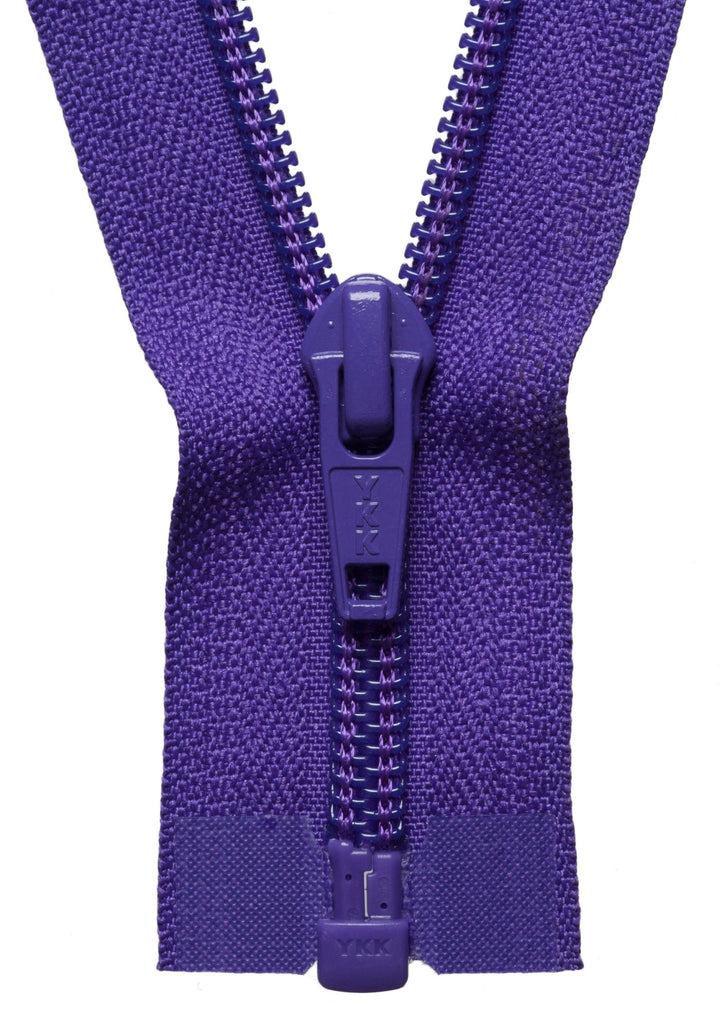 Nylon Zip - Open Ended - 46cm/ 18" - 218 Purple - The Eternal Maker - UK Fabric Shop