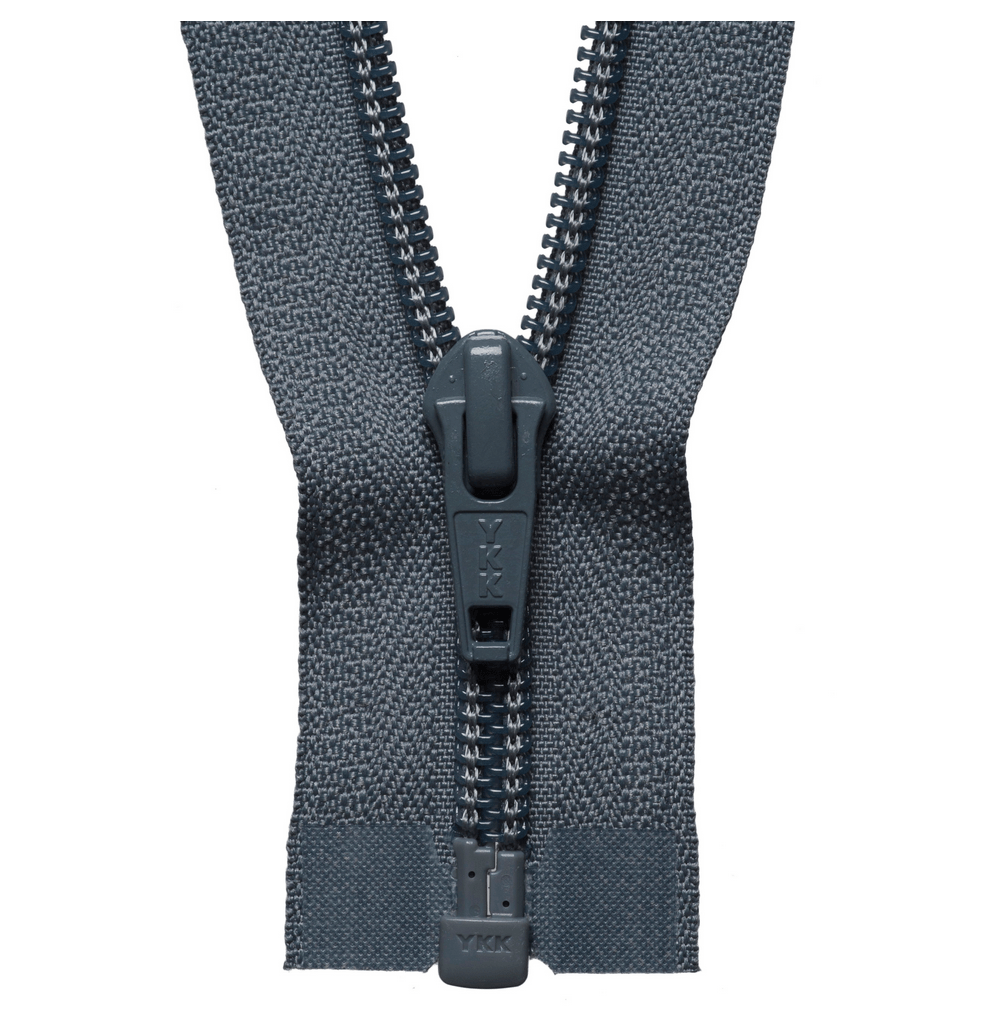 Nylon Zip - Open Ended - 46cm/ 18" - 578 Dark Grey - The Eternal Maker - UK Fabric Shop