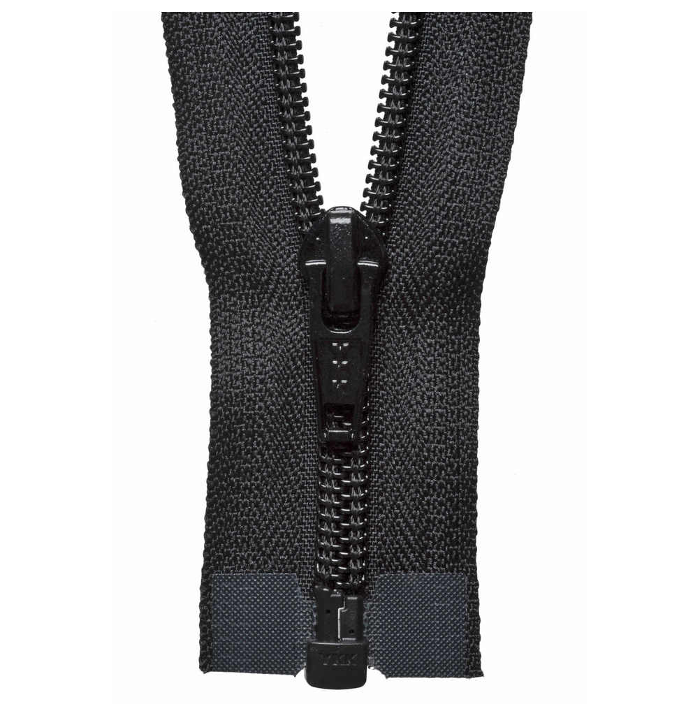 Nylon Zip - Open Ended - 46cm/ 18" - 580 Black - The Eternal Maker - UK Fabric Shop