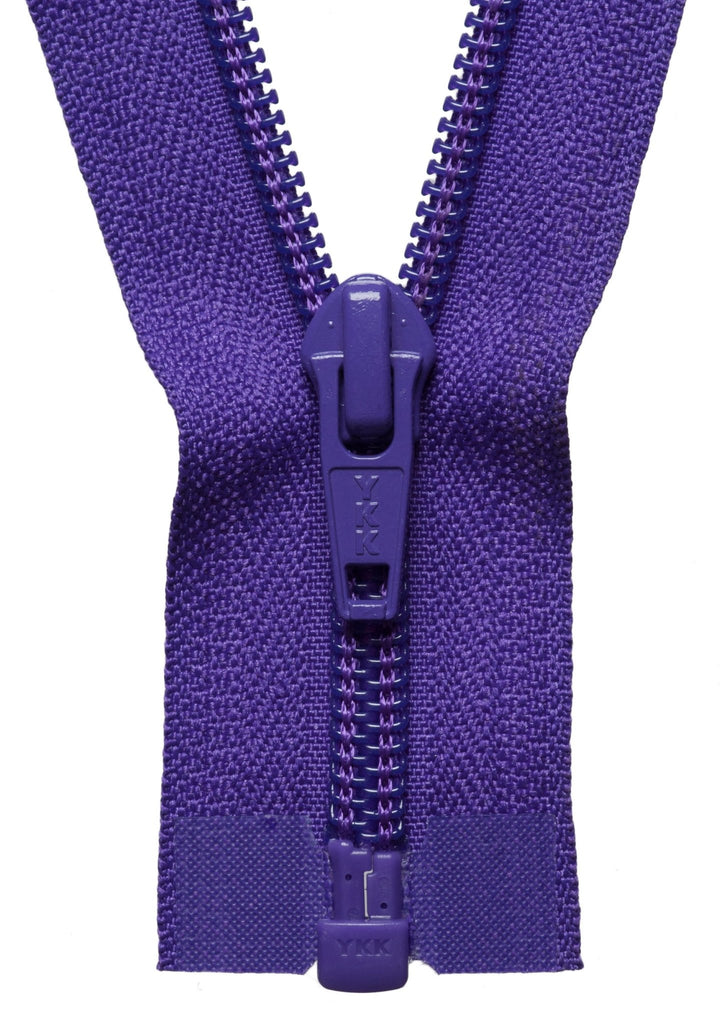 Nylon Zip - Open Ended - 61cm/ 24" - 218 Purple - The Eternal Maker - UK Fabric Shop