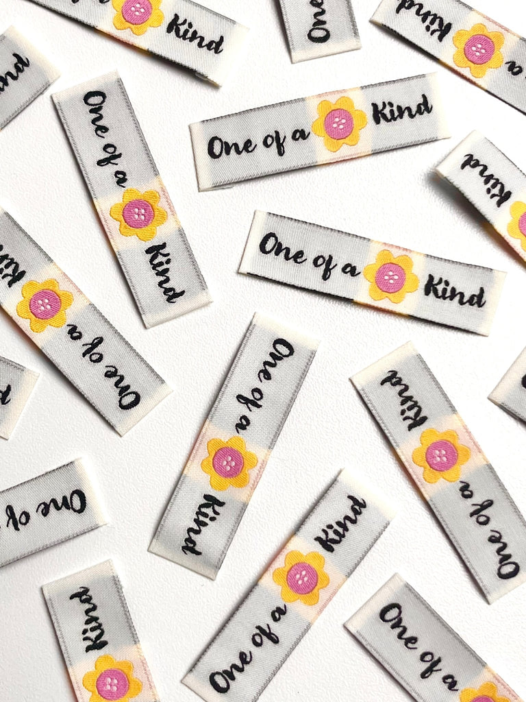 One of A Kind - Sewing Woven Clothing Label Tags - 4 Pack - The Eternal Maker - UK Fabric Shop