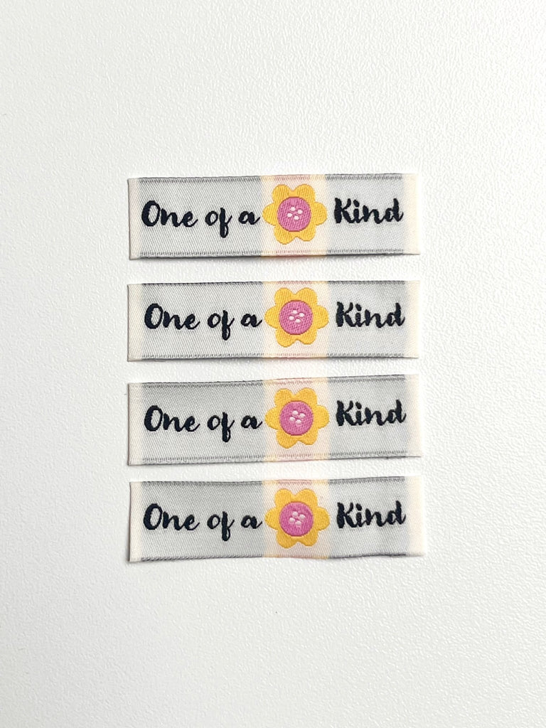 One of A Kind - Sewing Woven Clothing Label Tags - 4 Pack - The Eternal Maker - UK Fabric Shop