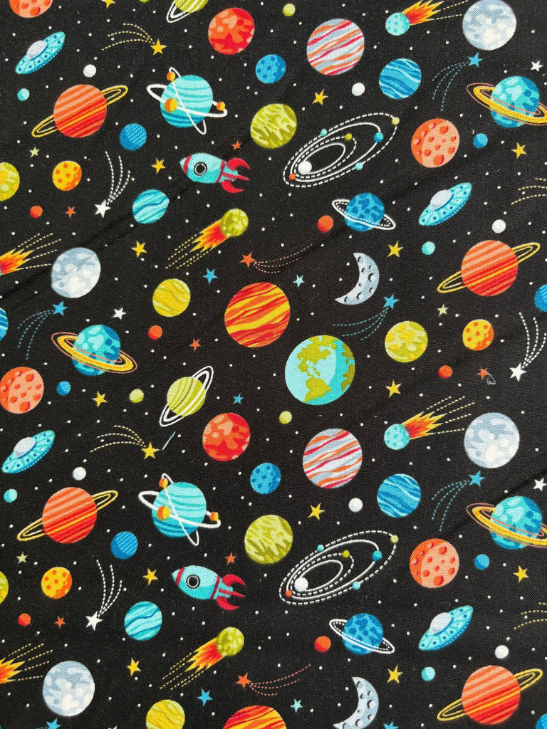 Outer Space Planets - Makower - The Eternal Maker - UK Fabric Shop