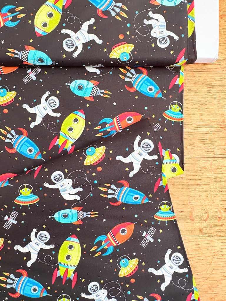 Outer Space Scene - Makower Fabrics - The Eternal Maker - UK Fabric Shop