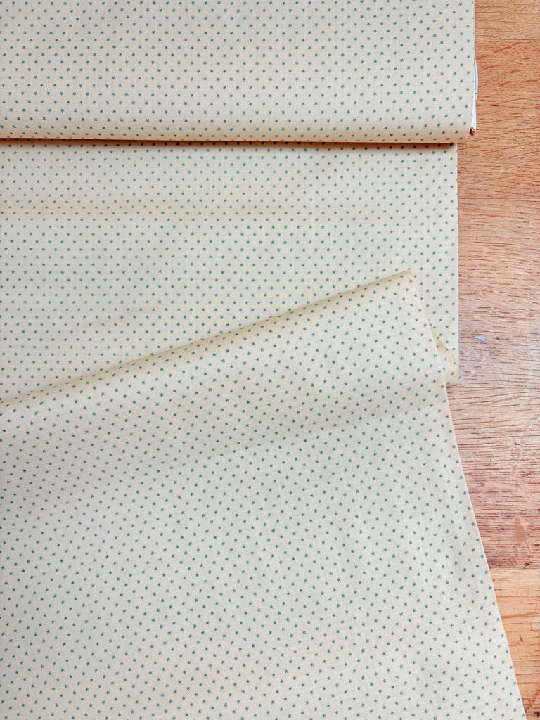 Pin Stars - Ivory Teal by Edyta Sitar for Laundry Basket Quilts - The Eternal Maker - UK Fabric Shop