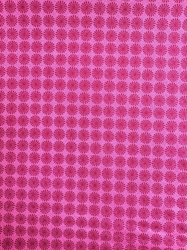 Pinwheels - Pink - Makower Fabrics - The Eternal Maker - UK Fabric Shop