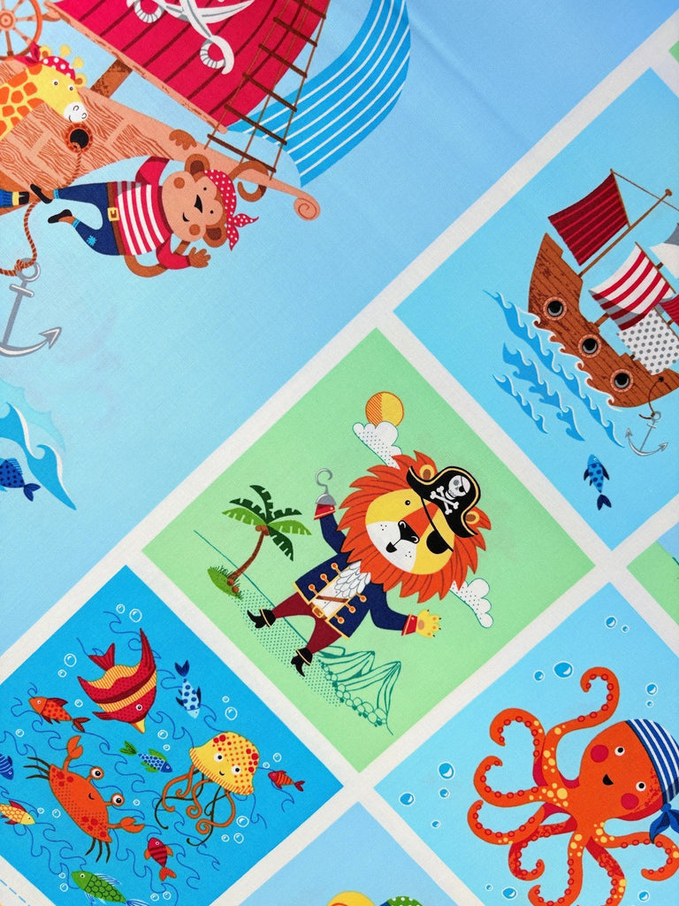 Pirate Panel - Makower - The Eternal Maker - UK Fabric Shop
