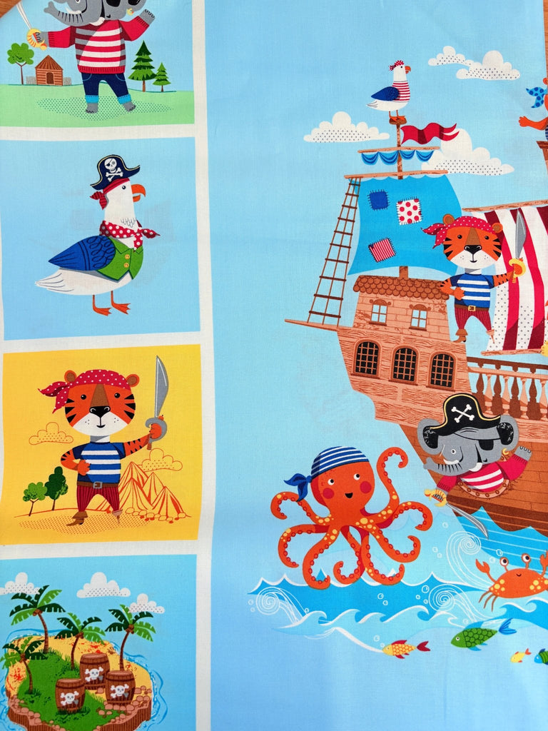 Pirate Panel - Makower - The Eternal Maker - UK Fabric Shop