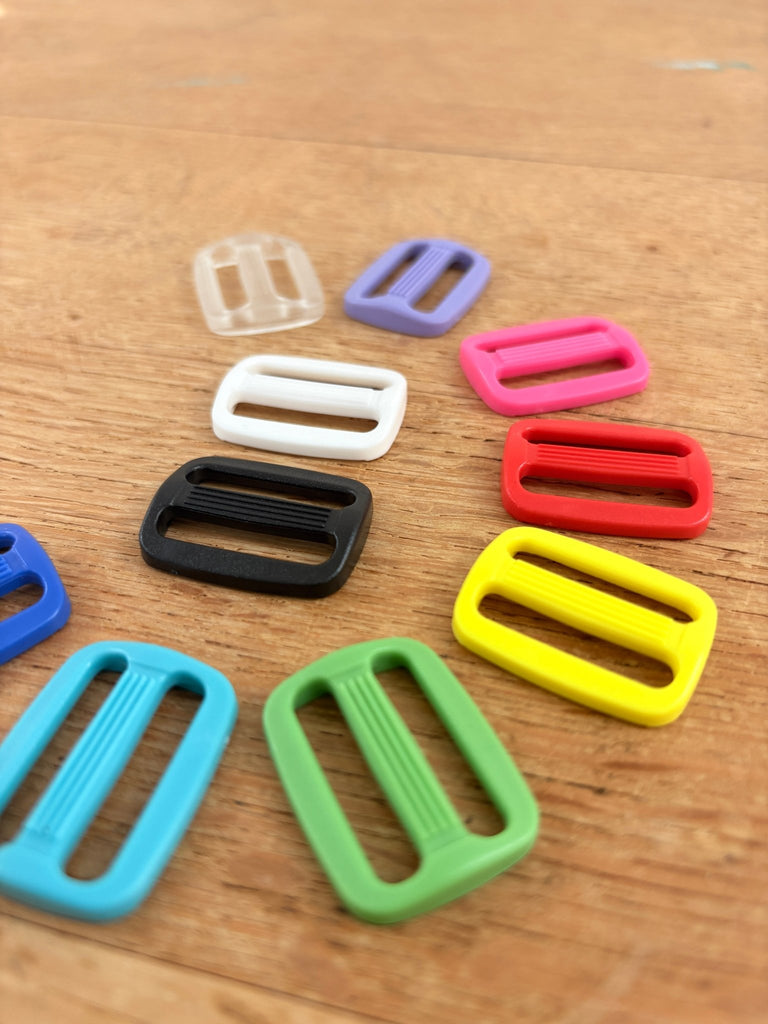 Plastic Slider 25mm - Lemon Yellow - The Eternal Maker - UK Fabric Shop