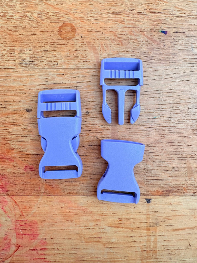 Plastic Snap Side Release Buckle - 25mm - Lavender - The Eternal Maker - UK Fabric Shop