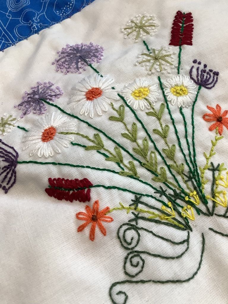 Redwork Embroidery Class with Pauline Marshall - 3rd Thursday of the Month - 10am - 1pm - £15 per session - The Eternal Maker - UK Fabric Shop