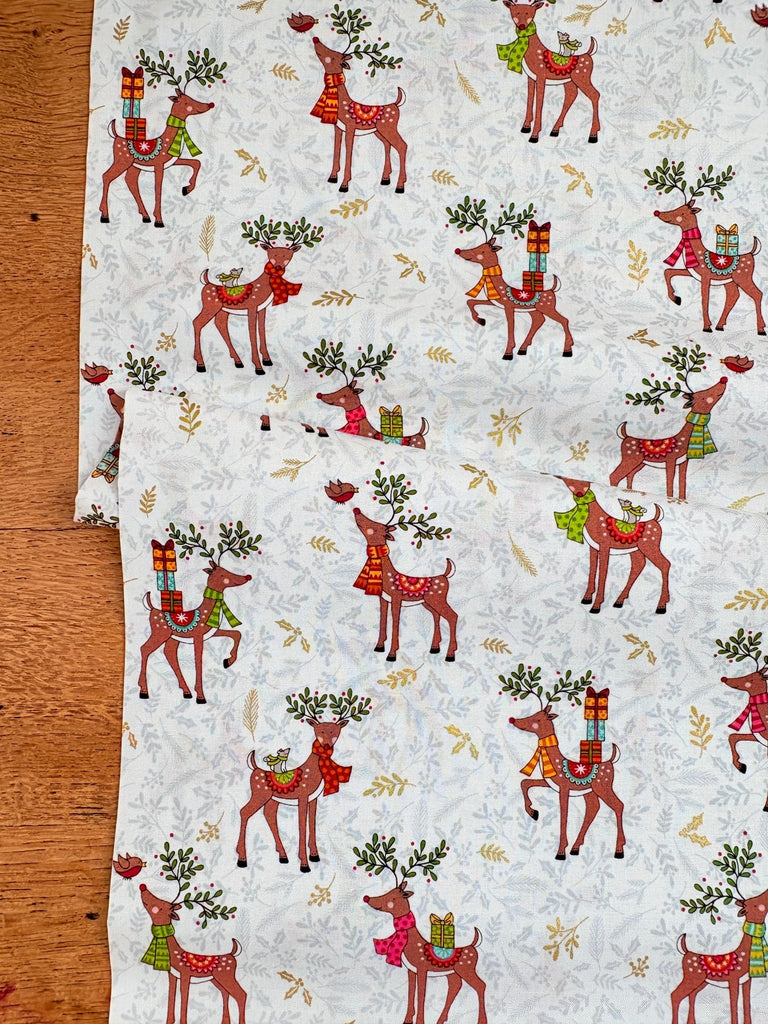 Reindeer - Festive Christmas - Christmas Fabric - The Eternal Maker - UK Fabric Shop