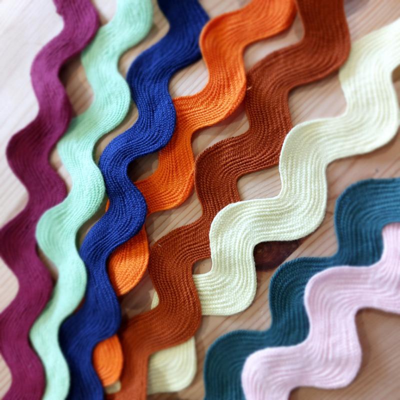 Remnant Mix Pack - 5 Metres - Jumbo 23mm Ric Rac - The Eternal Maker - UK Fabric Shop