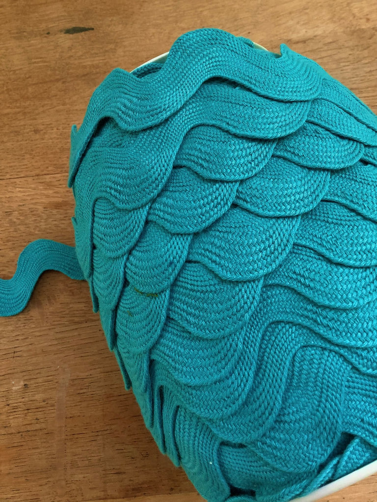 Ric Rac - 23mm - Turquoise - The Eternal Maker - UK Fabric Shop