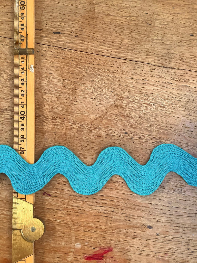 Ric Rac - 23mm - Turquoise - The Eternal Maker - UK Fabric Shop