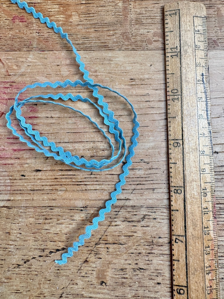 Ric Rac - 3mm - Dusty Blue - The Eternal Maker - UK Fabric Shop