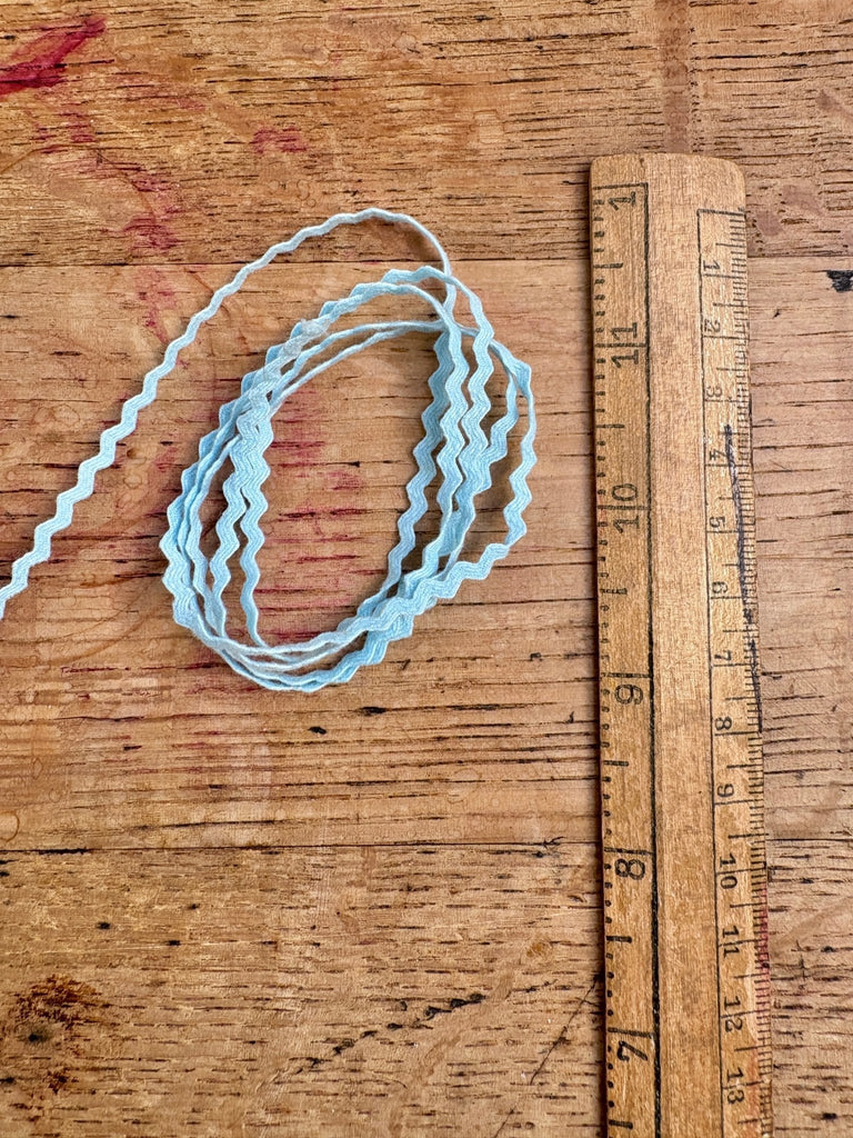 Ric Rac - 3mm - Light Blue - The Eternal Maker - UK Fabric Shop