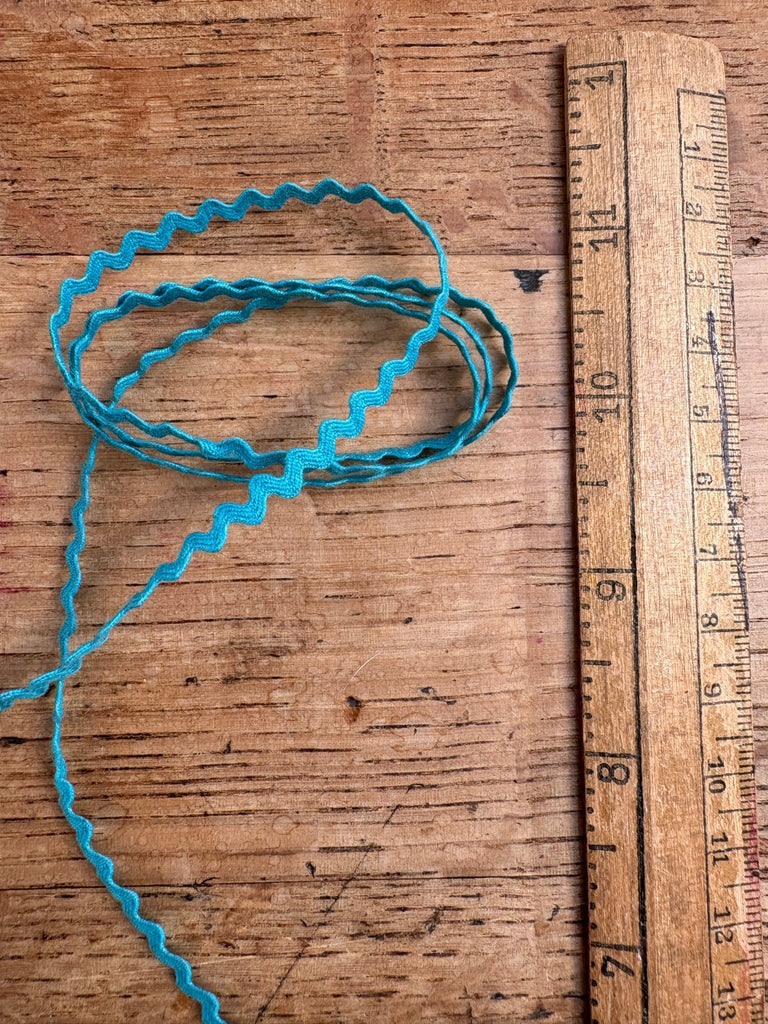 Ric Rac - 3mm - Turquoise - The Eternal Maker - UK Fabric Shop