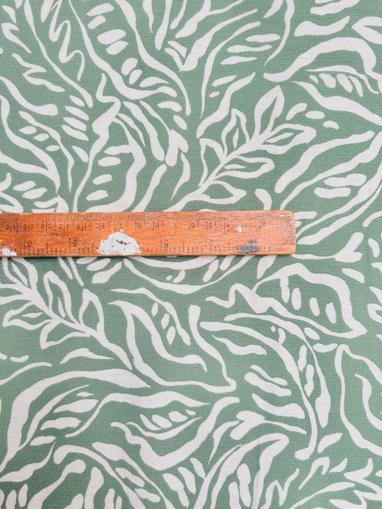 Santa Barbara in Sage - Rayon Fabric - The Eternal Maker - UK Fabric Shop