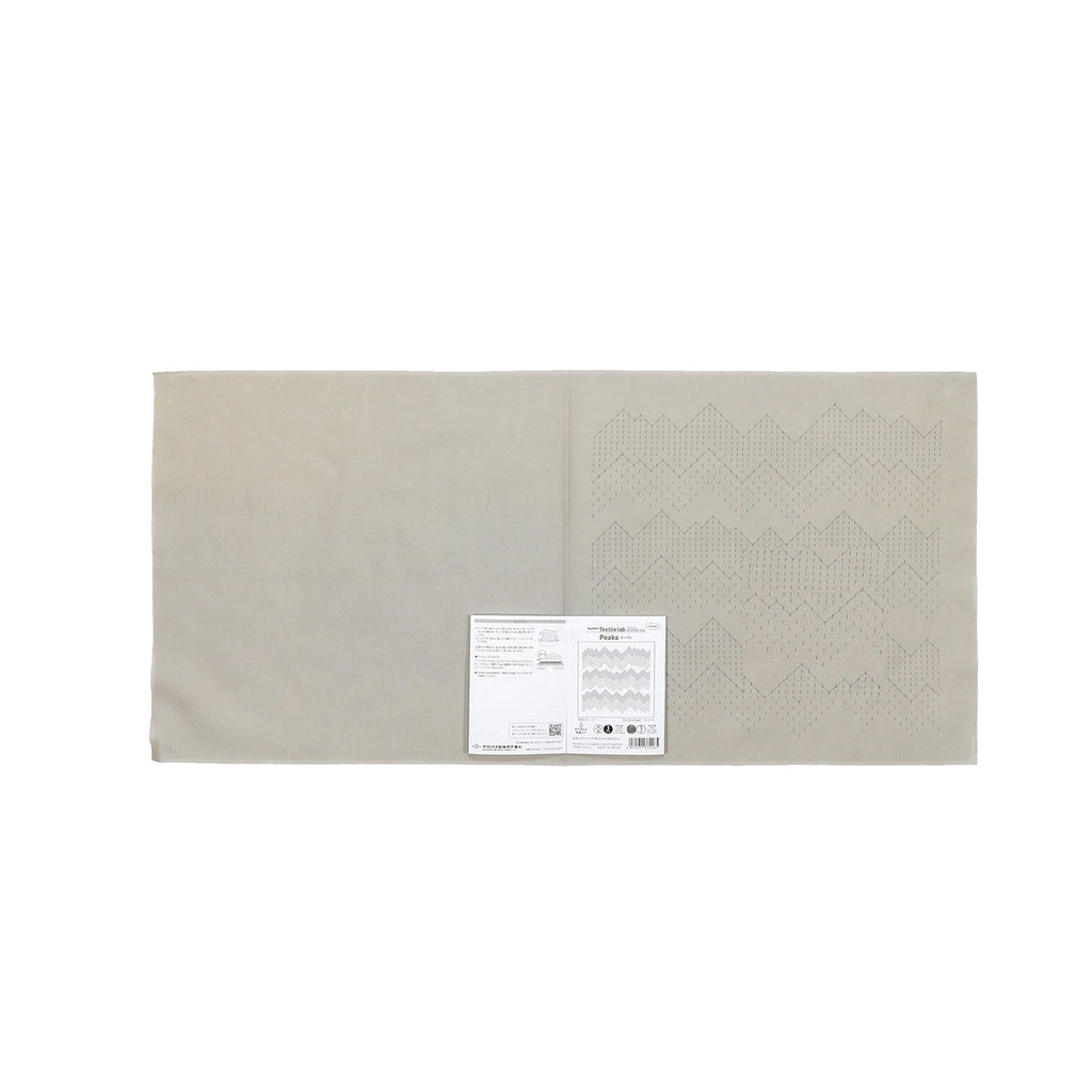 Sashiko Sampler - Peaks - Almond Milk - H - 12119 - The Eternal Maker - UK Fabric Shop