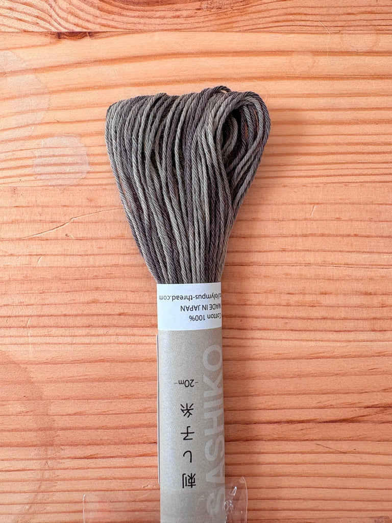 Sashiko Thread - Variegated Beige Grey 96 - The Eternal Maker - UK Fabric Shop