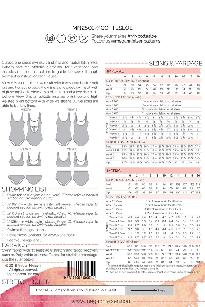 Sew a Swimsuit - 1 Day - £100 - The Eternal Maker - UK Fabric Shop