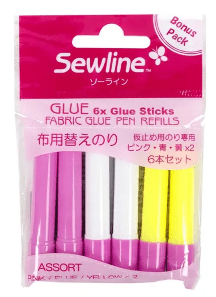 Sewline Fabric Glue Pen Refills - 6 Pack (2 of each colour) - The Eternal Maker - UK Fabric Shop