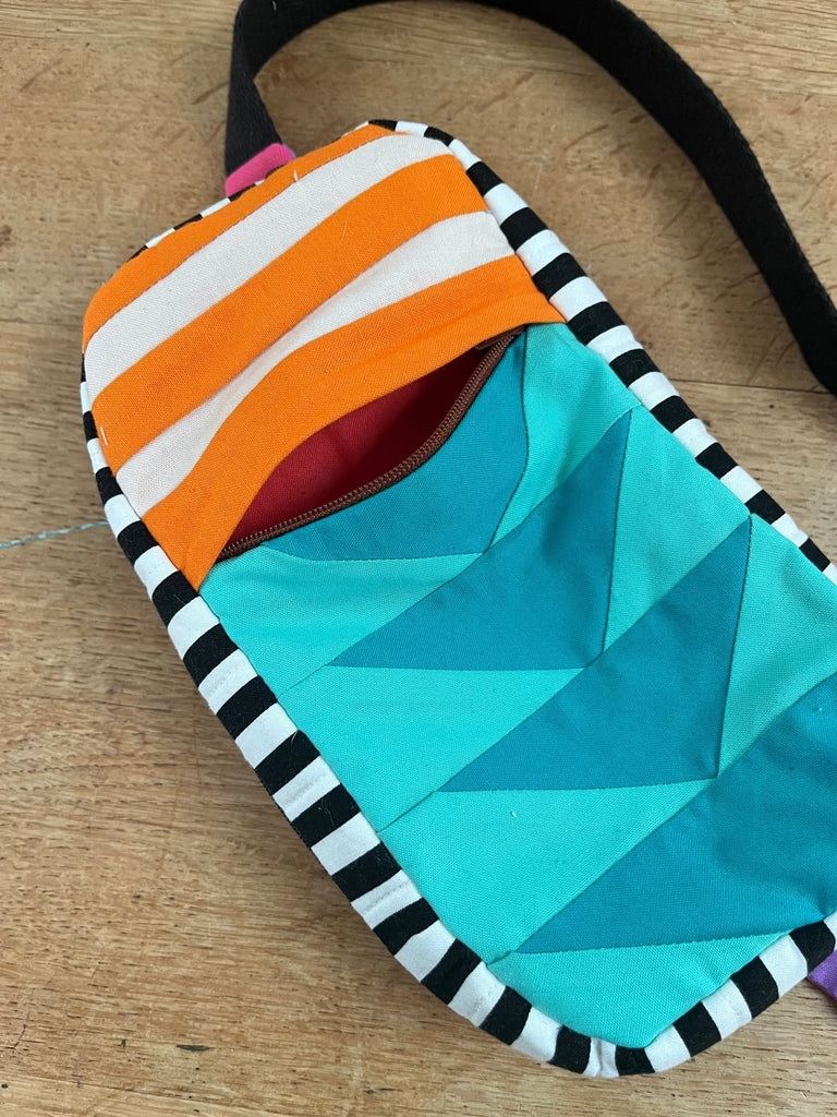 Sidlesham Belt Bag Kit - Memphis Patchwork - The Eternal Maker - UK Fabric Shop