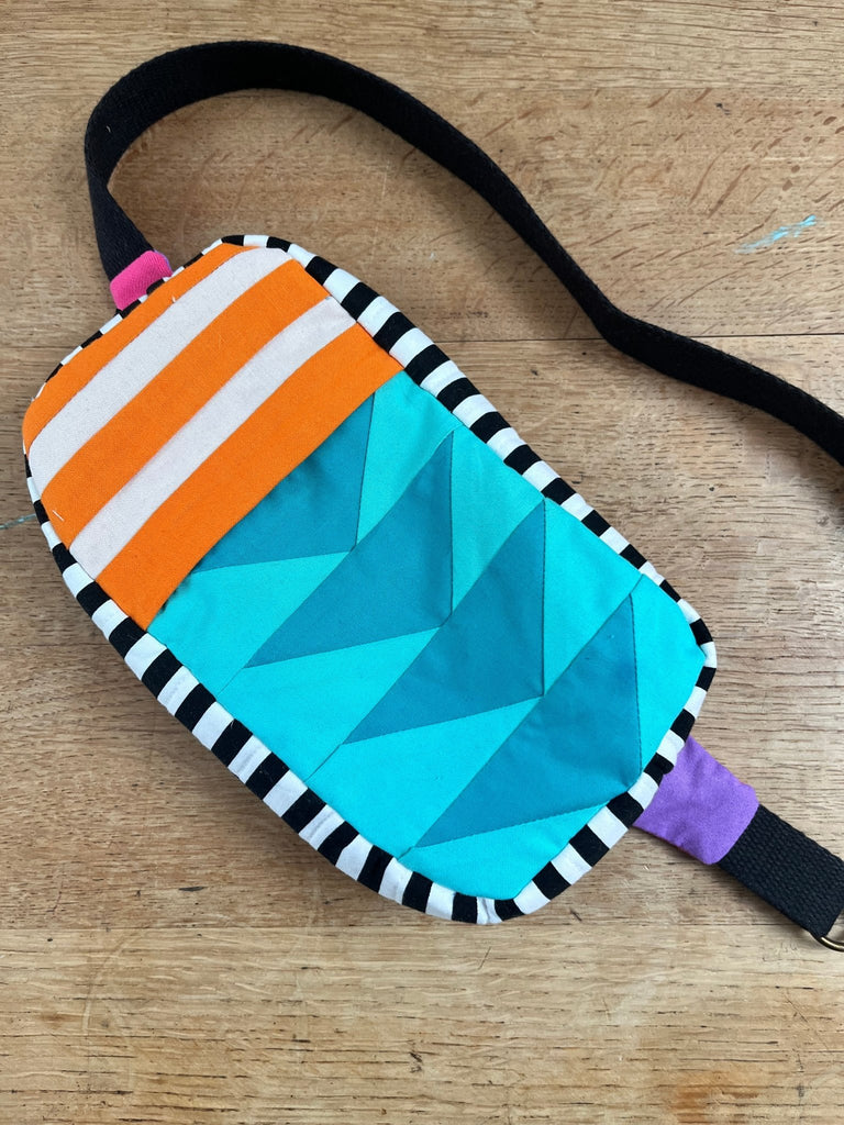 Sidlesham Belt Bag Kit - Memphis Patchwork - The Eternal Maker - UK Fabric Shop