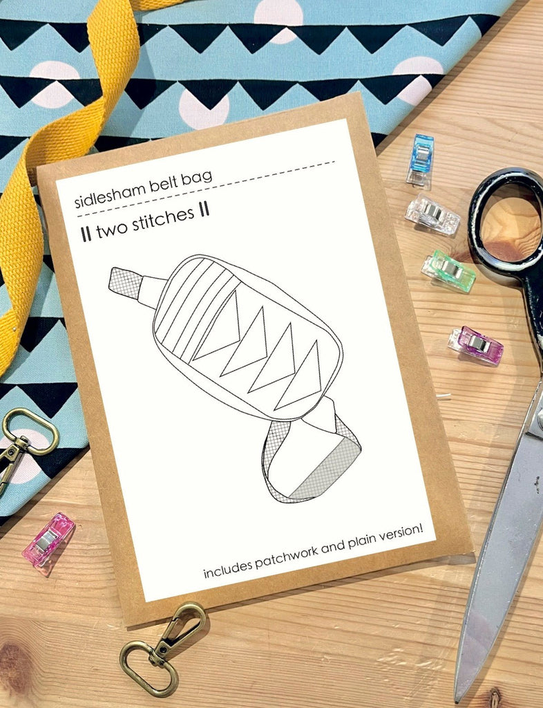Sidlesham Belt Bag Pattern - Two Stitches Patterns - Digital Sewing Pattern - The Eternal Maker - UK Fabric Shop