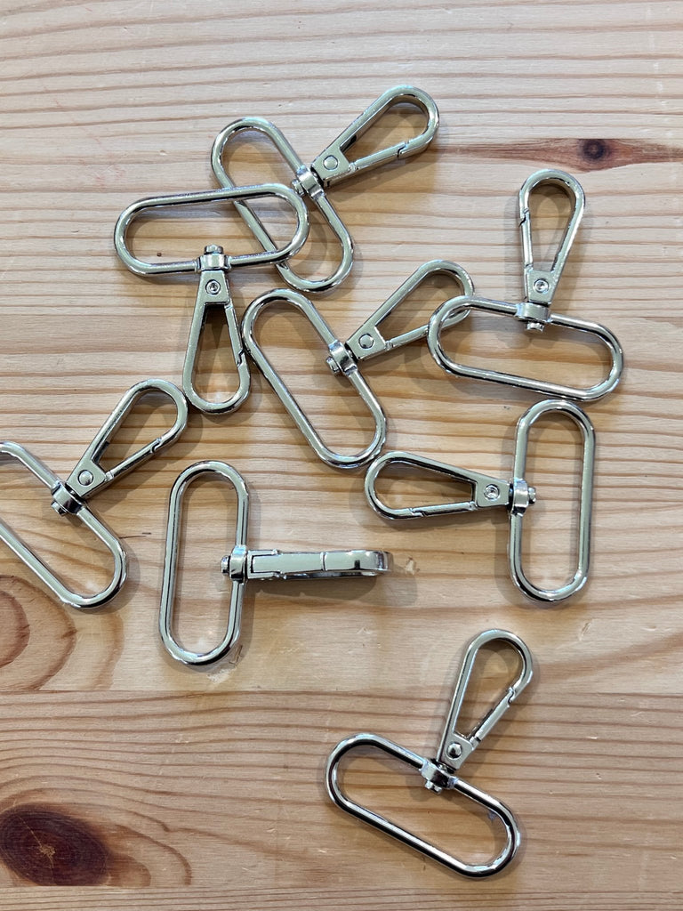 Silver Swivel Clip - 38mm - The Eternal Maker - UK Fabric Shop