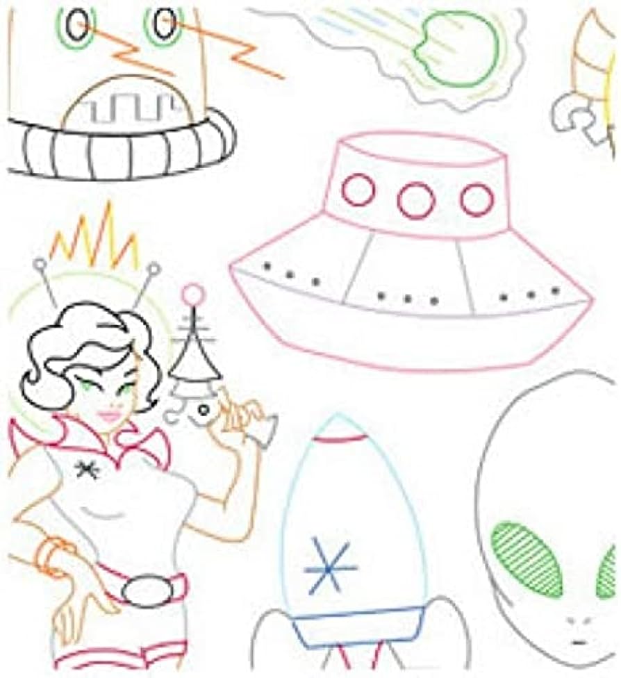 Spaced Out - Sublime Stitching Embroidery Patterns - The Eternal Maker - UK Fabric Shop