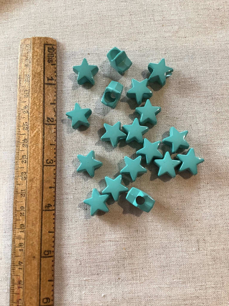 Star Beads - 15mm - The Eternal Maker - UK Fabric Shop