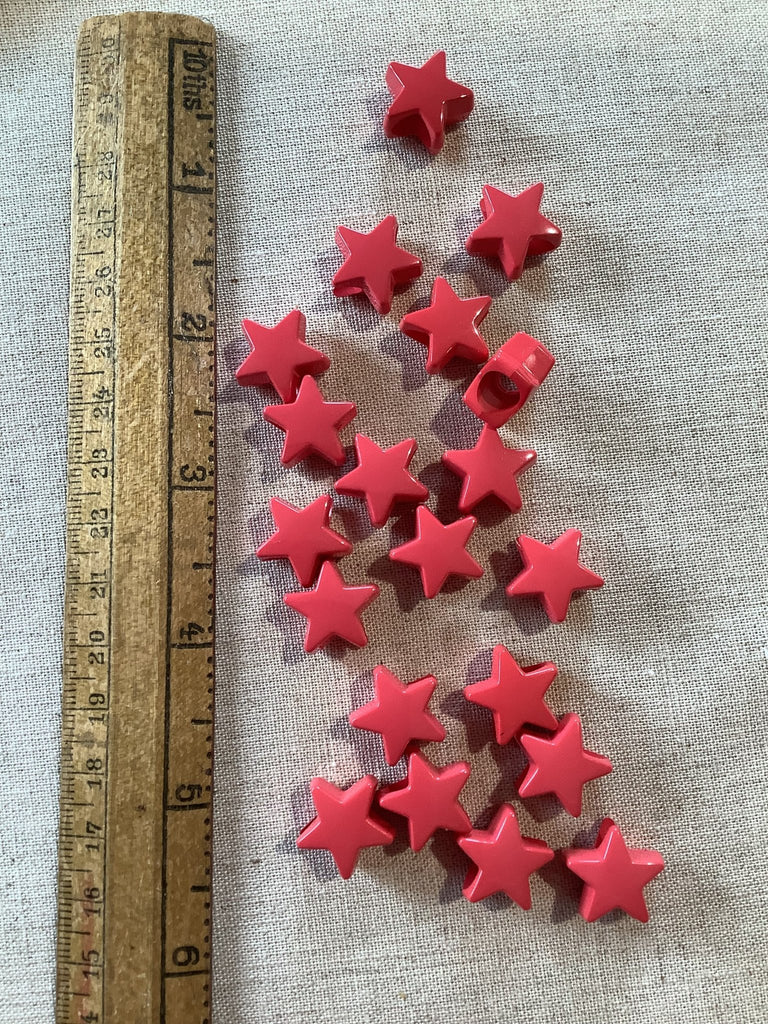 Star Beads - 15mm - The Eternal Maker - UK Fabric Shop