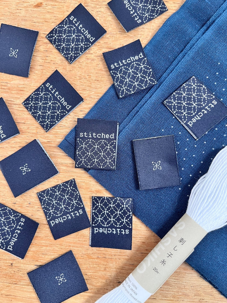 Stitched - Sewing Woven Clothing Label Tags - 4 Pack - The Eternal Maker - UK Fabric Shop