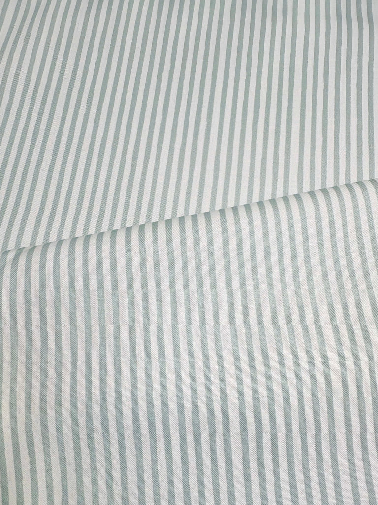 Stripe in Mint - To The Moon and Back - Paper + Cloth for Moda Quilt Cotton Fabric - The Eternal Maker - UK Fabric Shop