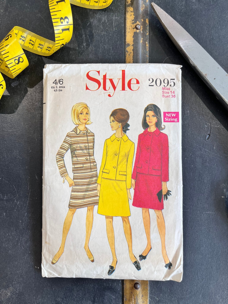 Style - 2095 Misses Suit - Vintage Sewing Pattern ( Size 14 Bust 36") - The Eternal Maker - UK Fabric Shop