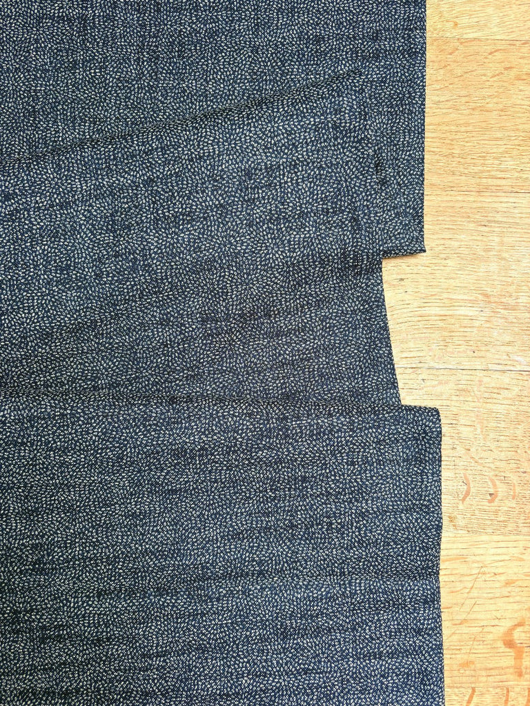 Tiny Spots - Linen Look Indigo Fabric - Sevenberry fabric from Japan - The Eternal Maker - UK Fabric Shop