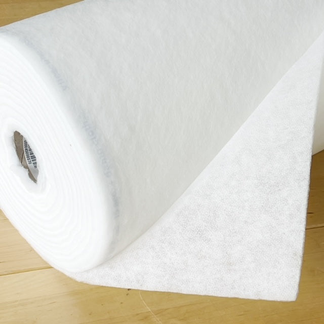 low loft volume fusible fleece for lightweight body and drape for your sewing projects - available in the UK from our website or sewing shop in chichester uk - bag making and quilt craft project supplies