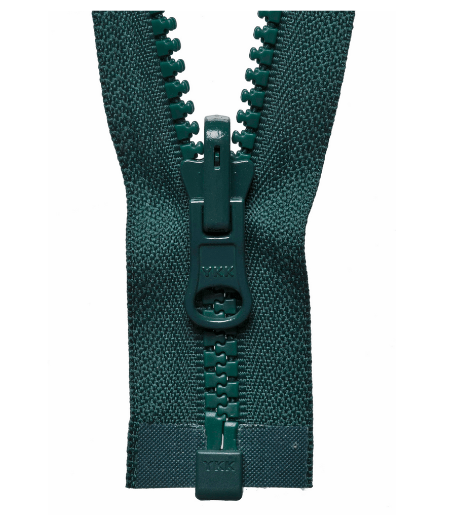 Vislon Flip Over Zip - Open Ended - 66cm/ 26" - Forest - The Eternal Maker - UK Fabric Shop