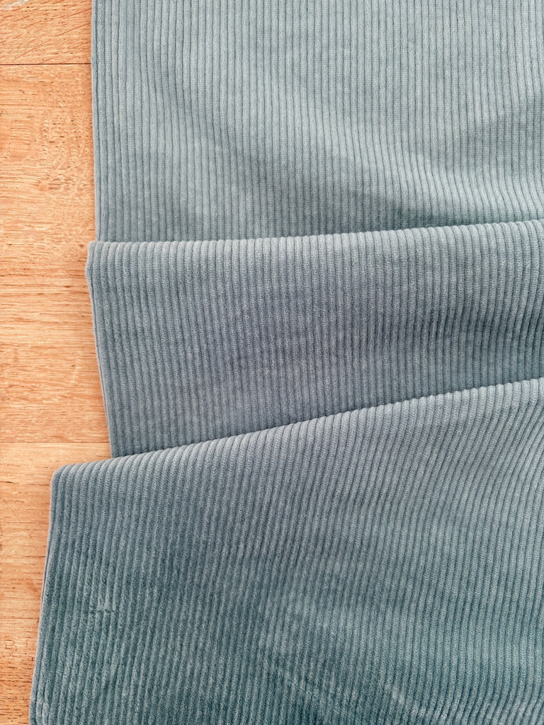 Washed Cord 6 Wale - Steel - The Eternal Maker - UK Fabric Shop