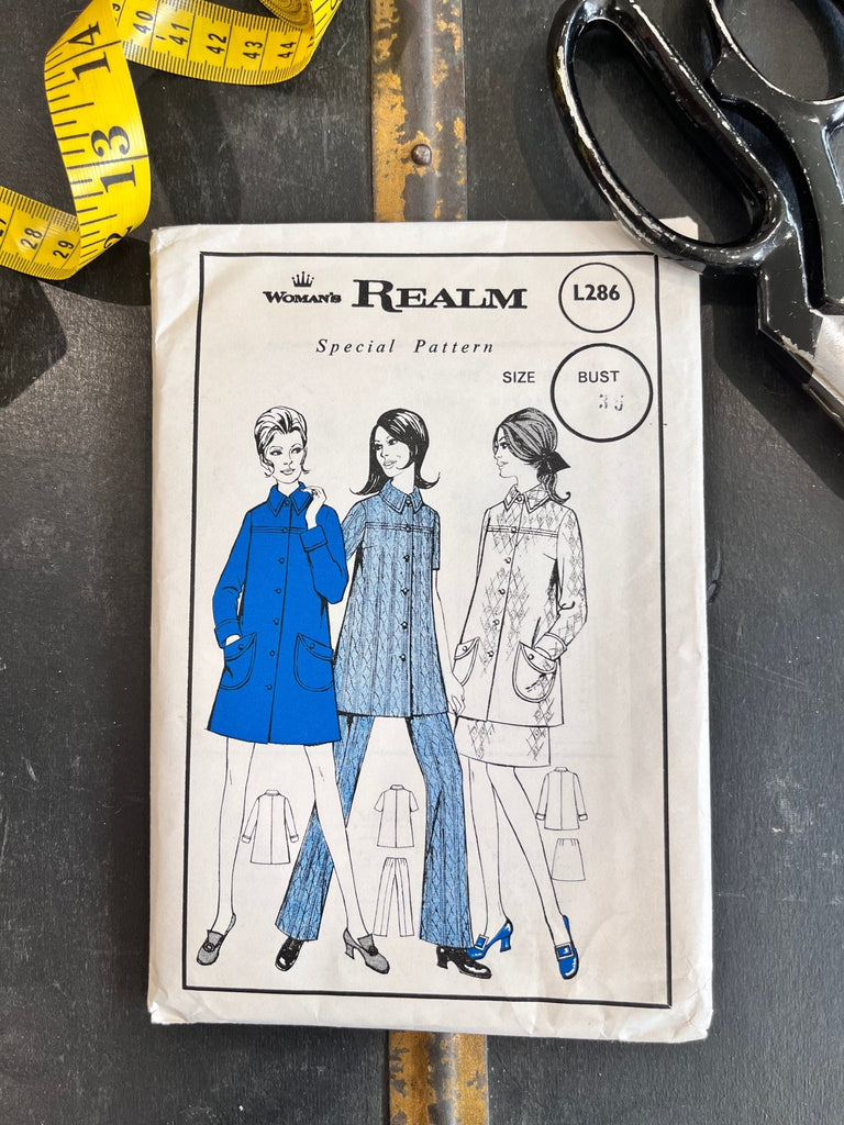 Woman's Realm - L286 Dress, tunic, trousers, skirt - Vintage Sewing Pattern (Bust 36) - The Eternal Maker - UK Fabric Shop