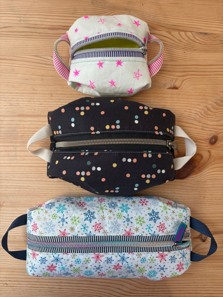 Zipped Pleated Pouch - Digital Sewing Pattern - The Eternal Maker - UK Fabric Shop