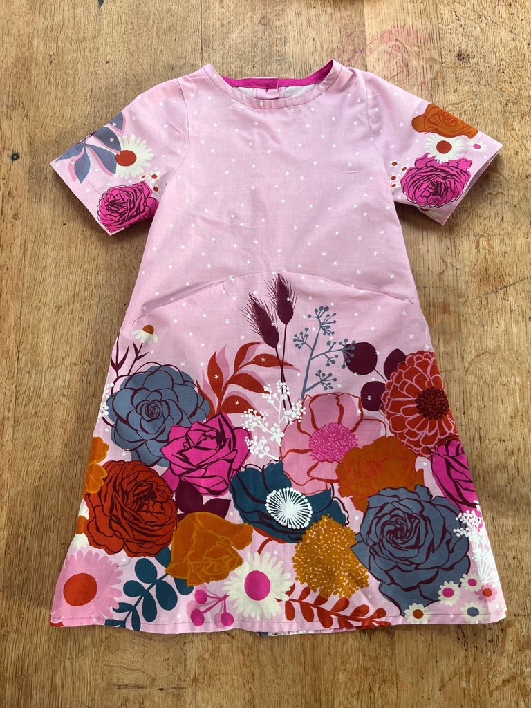 Zoe Dress Kit - Ruby Star Rose - The Eternal Maker - UK Fabric Shop