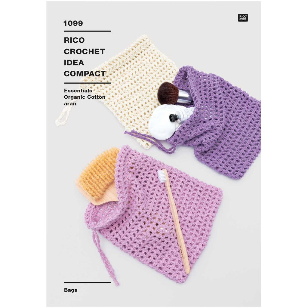 1099 Little Bag Crochet Pattern by Rico Design - The Eternal Maker - UK Fabric Shop