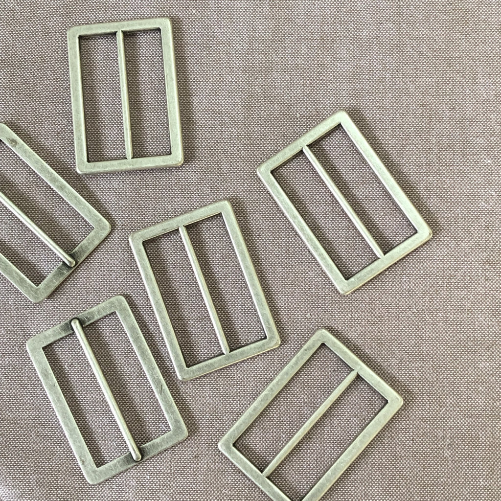 35mm Buckle - Antique Silver - The Eternal Maker - UK Fabric Shop