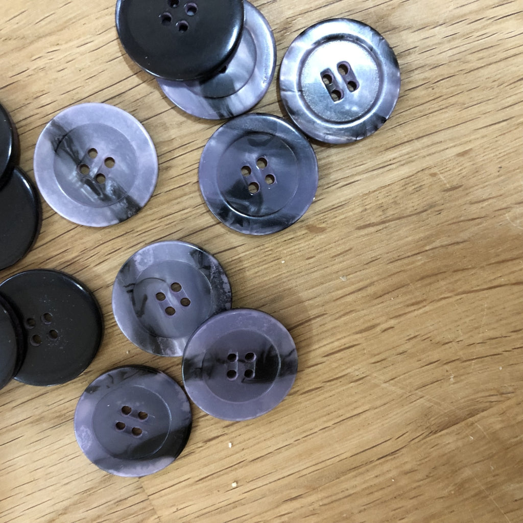 4 hole Slate Effect Button - The Eternal Maker - UK Fabric Shop